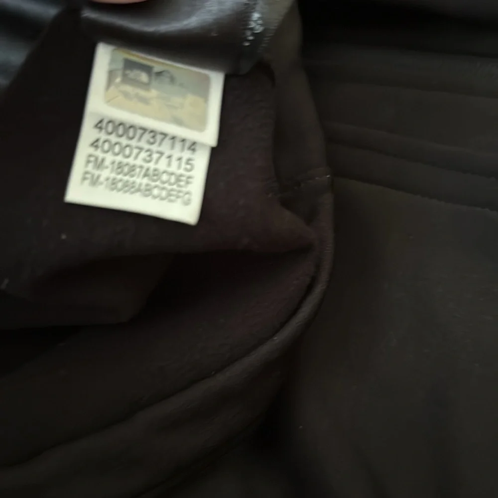 The North Face Men's Full Zip Black Fleece Lined Athletic Jacket  Sz Lg